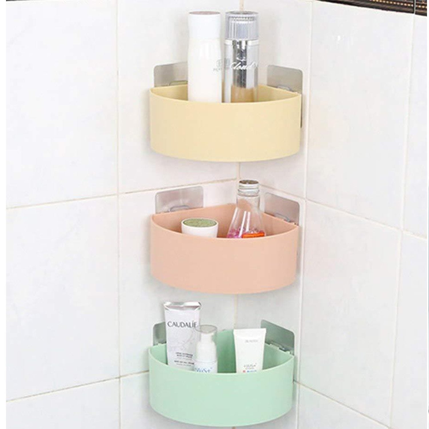1099L Plastic Multipurpose Kitchen Bathroom Shelf Wall Holder Storage Rack (Loose Pack) 1099L Plastic Multipurpose Kitchen Bathroom Shelf Wall Holder Storage Rack (Loose Pack)